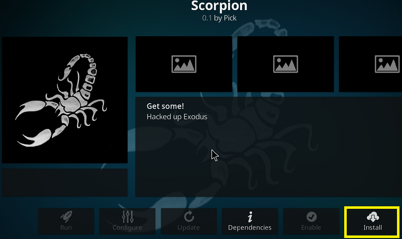 scorpion addon