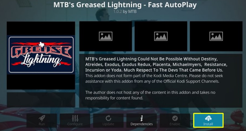 Greased Lightning Addon