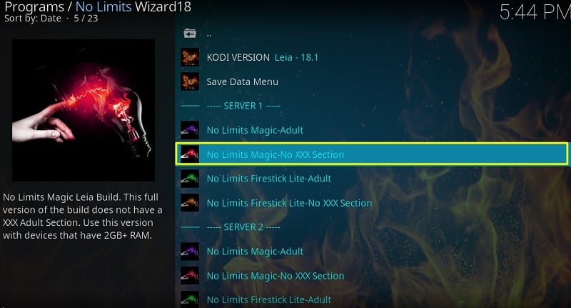 no limits kodi subtitles