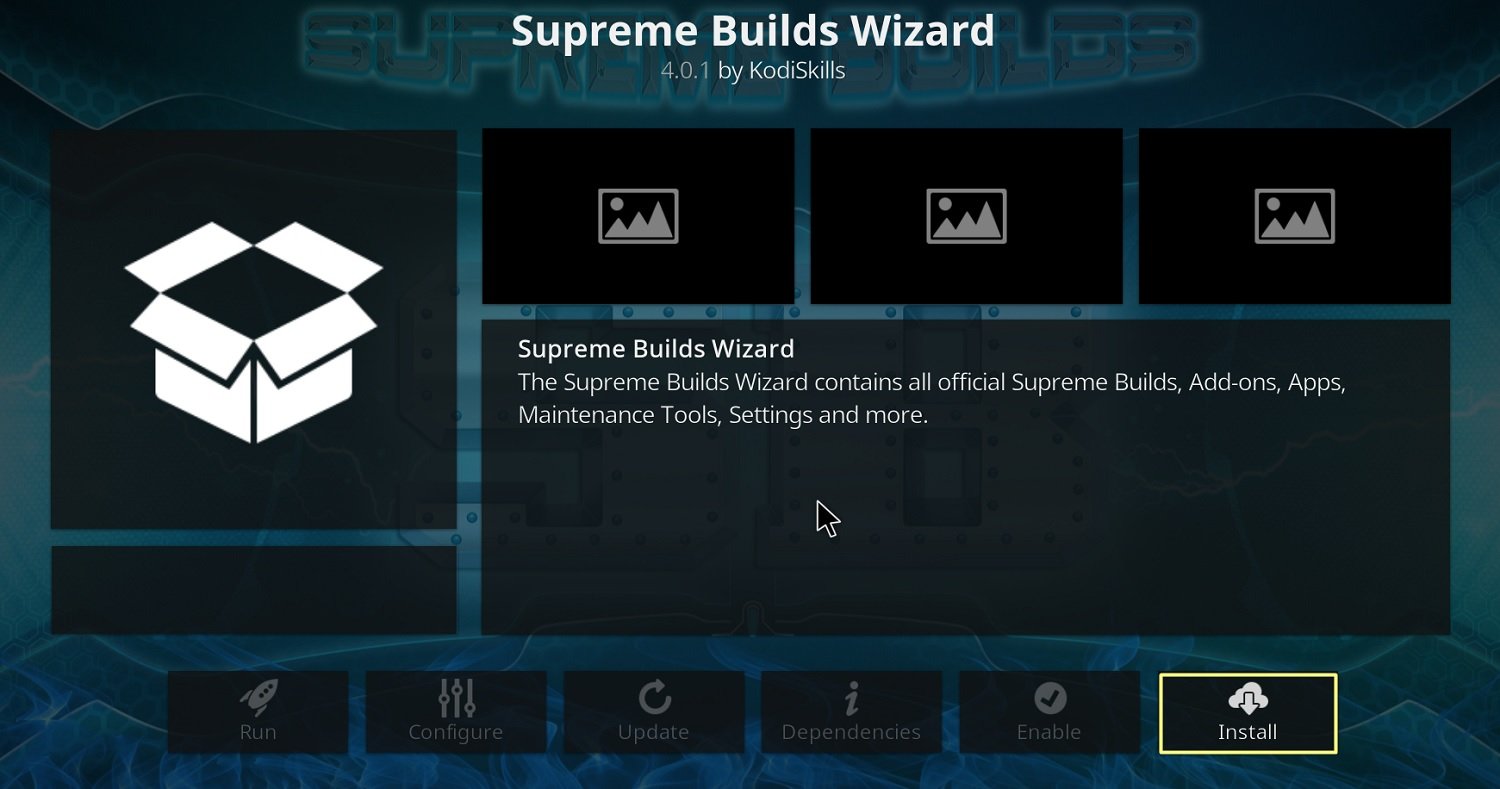 supreme builds wizard