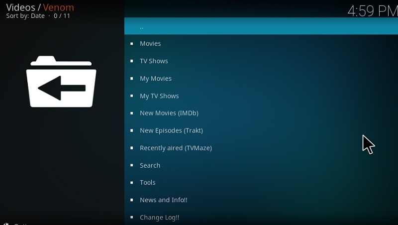 venom addon on kodi