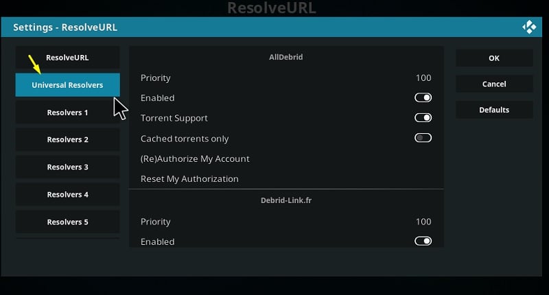 Universal Resolvers