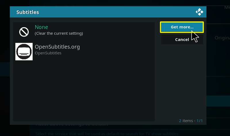 kodi subtitles problem