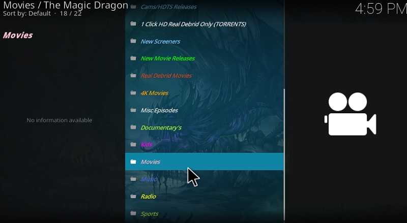overview of magic dragon addon