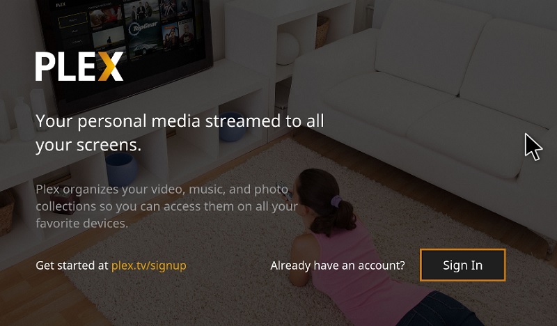 sign up for plex