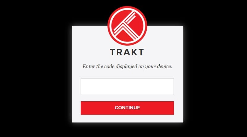 https://trakt.tv/activate